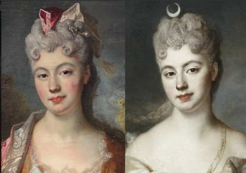 Antiquités - Portrait dit de Mme de Barral par Nicolas de Largillière vers 1715