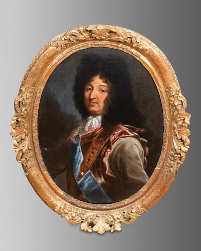 Portrait of Louis XIV, workshop of H. Rigaud circa 1694 - 