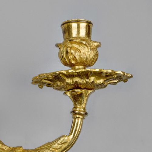 Louis XV - Pair of sconces with cherubs, Paris circa 1720