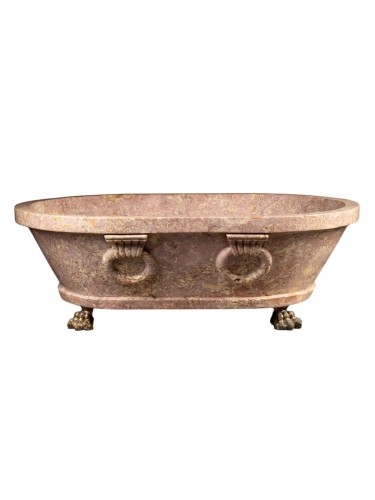 Brocatelle marble planter, Rome circa 1800