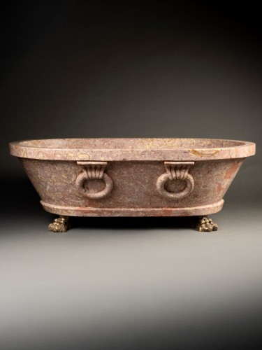 Brocatelle marble planter, Rome circa 1800 - 