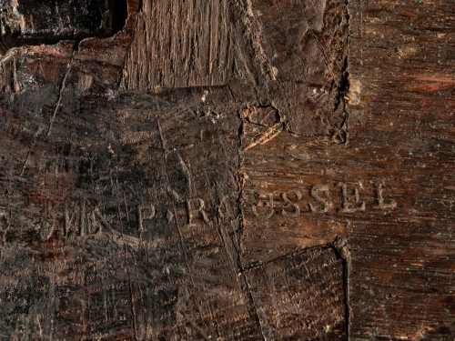 Louis XV - Lacquered chest of drawers, stamped Pierre Roussel, Paris, circa 1770