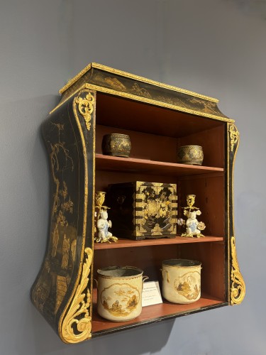 Louis XV - 18 th Martin varnished office filing cabinet, Paris, Louis XV period