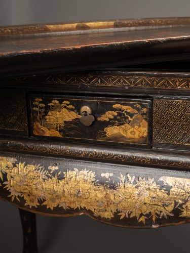 Antiquités - Tea table, China, 18th century, for export to Europe