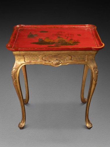 XVIIIe siècle - Paire de tables à thé, Angleterre début du 18ème siècle.