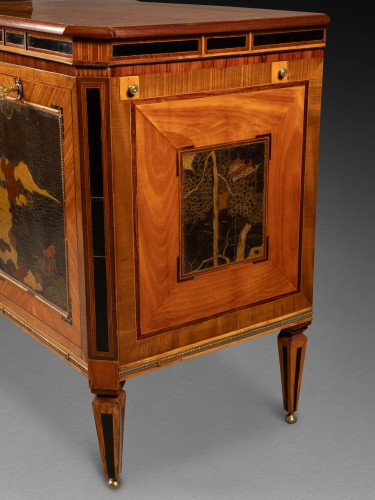 Convertible chest of drawers, Netherlands circa 1780 - Louis XVI
