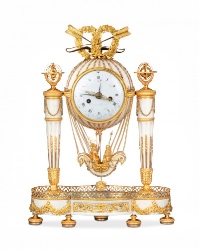 Pendule à la montgolfière, Paris vers 1785