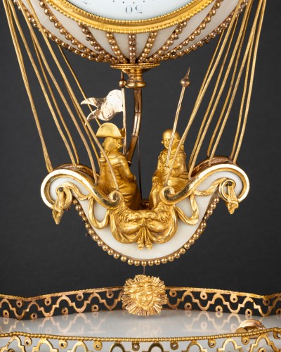 XVIIIe siècle - Pendule à la montgolfière, Paris vers 1785