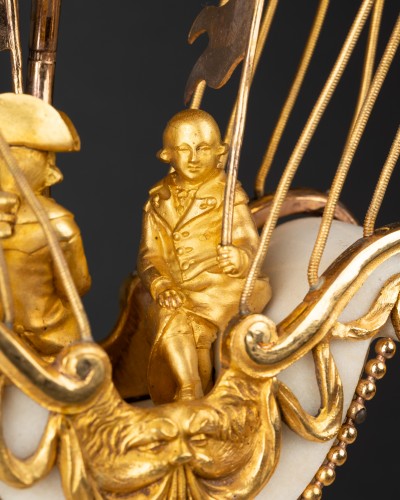 Pendule à la montgolfière, Paris vers 1785 - Louis XVI