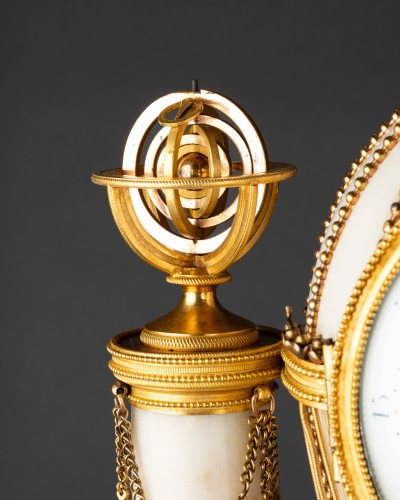 Antiquités - Pendule à la montgolfière, Paris vers 1785