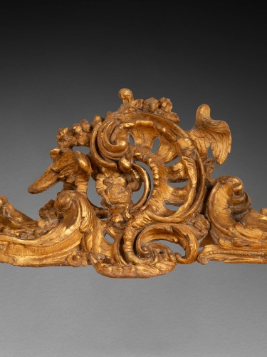 Mobilier Console - Console à rocailles asymétriques, Paris époque Louis XV vers 1750