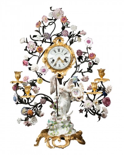 Pendule-candélabre au temps, Paris vers 1760
