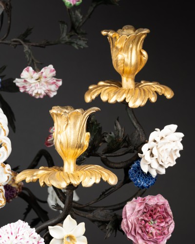 Horlogerie Pendule - Pendule-candélabre au temps, Paris vers 1760