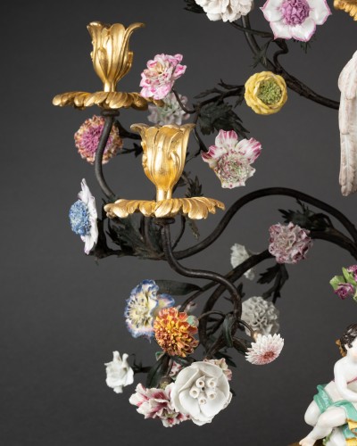 Pendule-candélabre au temps, Paris vers 1760 - Louis XV