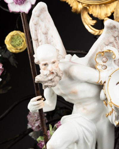 Antiquités - Pendule-candélabre au temps, Paris vers 1760