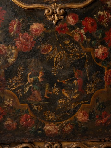 Decorative Objects  - Sedan chair with chinoiserie , Turin circa 1750