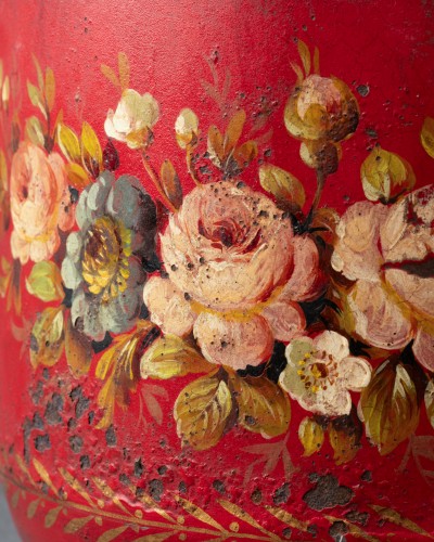 Decorative Objects  - Cooling stand mounted in a floral arrangement, Paris, Louis XVI period