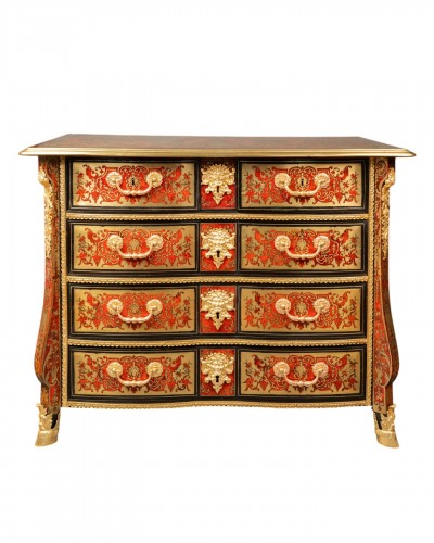 Boulle marquetry commode by N. Sageot, Paris, Louis XIV period