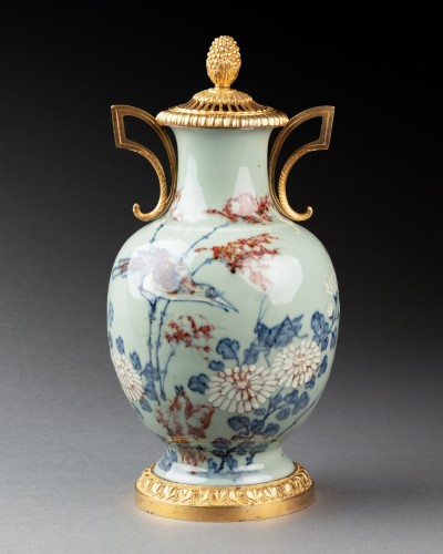 Chinese celadon vase mounted,  Paris circa 1780 - 