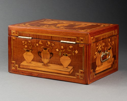 XVIIIe siècle - Coffret de voyage attribué à C. Topino, Paris vers 1775