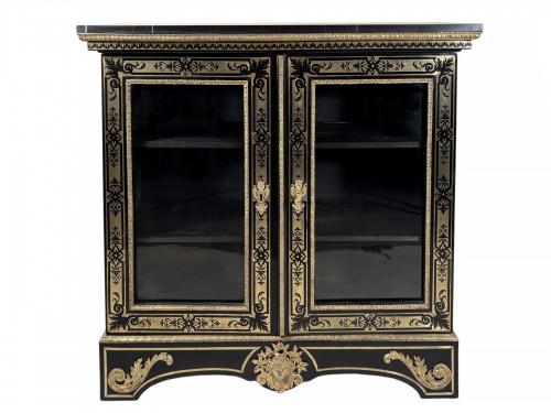 Boulle marquetry bookcase, Paris, Louis XIV period