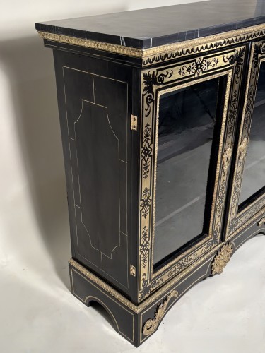 Boulle marquetry bookcase, Paris, Louis XIV period - Louis XIV