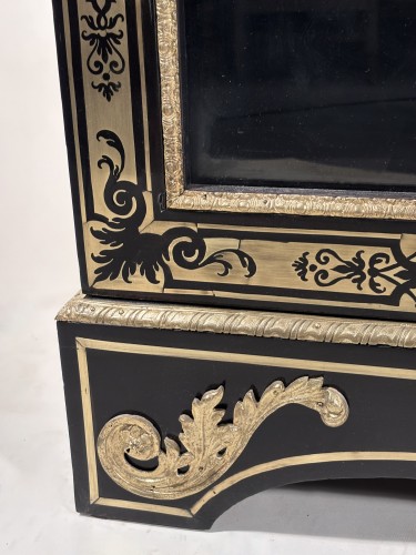 Antiquités - Boulle marquetry bookcase, Paris, Louis XIV period