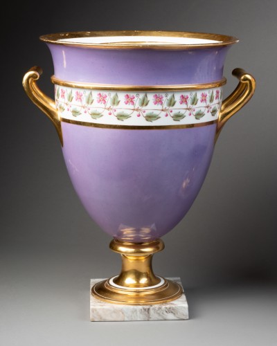 Paire de glacières en porcelaine de Sévres livrée pour Napoléon en 1808 - Empire