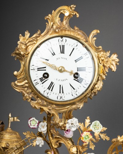 Harlequin and Columbine clock, Paris, circa 1765 - Louis XV