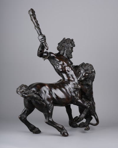 18th century - The centaur struggling with a lion, late 17th century early 18th century 