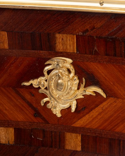 Furniture  - Flat desk convertible into a tric-trac table by Jacques Dubois 1750