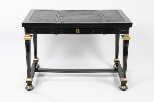 A Louis XIV Boulle marquetry duets table - Furniture Style Louis XIV