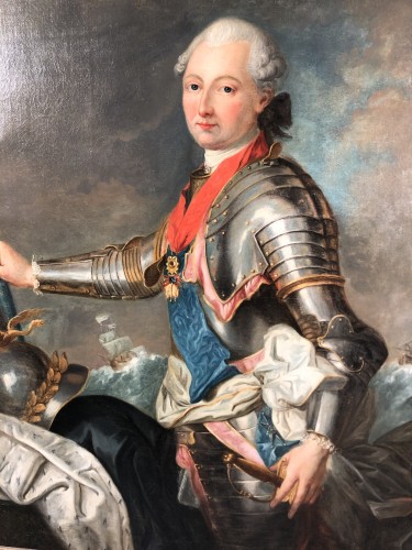 Portrait du Duc de Penthièvre, by J.B Charpentier the Elder circa 1780. - Paintings & Drawings Style Louis XVI