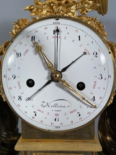 Pendule à complications dite aux Maréchaux, Paris vers 1785 - Horlogerie Style Louis XVI