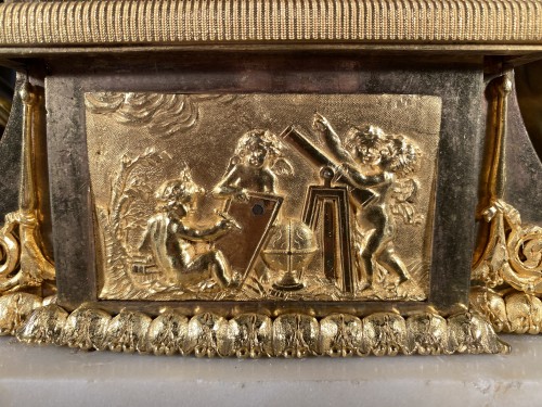 Antiquités - Pendule à complications dite aux Maréchaux, Paris vers 1785