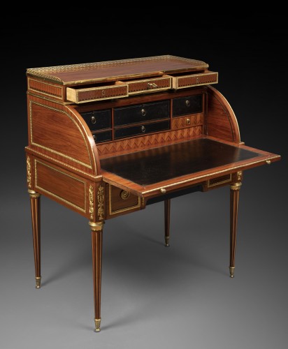 Louis XVI cylinder secretary attributed to F. Bury  - Louis XVI