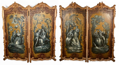 Pair of screens of the Duke of Choiseul, Paris circa1760