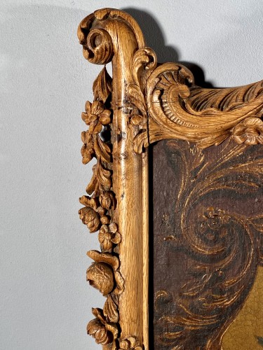 Antiquités - Pair of screens of the Duke of Choiseul, Paris circa1760