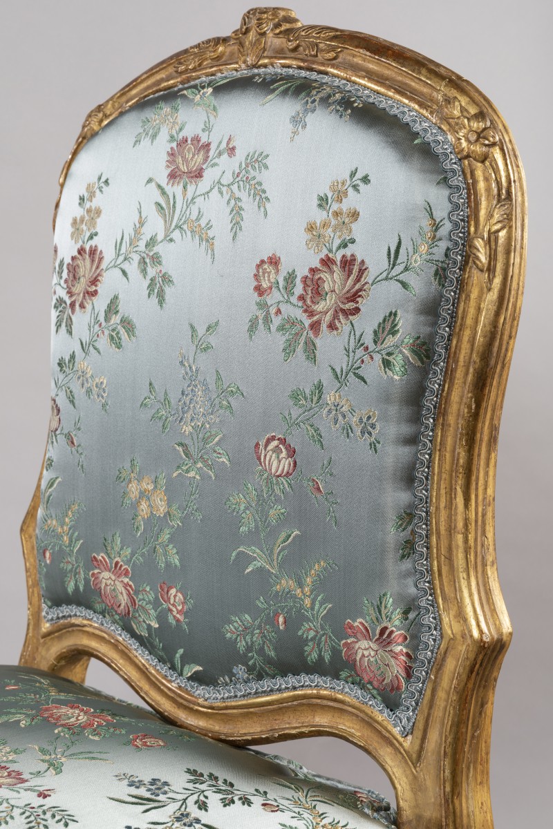 A Louis XV pair of giltwood chairs - Ref.86073