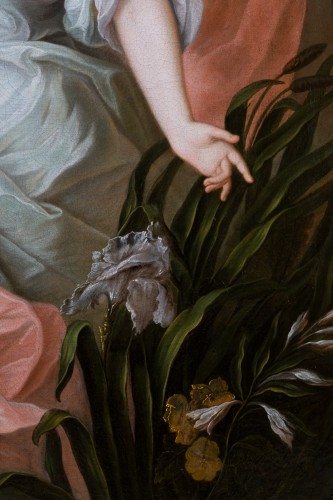 XVIIIe siècle - Princesse de Lorraine en source, par Pierre Gobert et atelier, vers 1730