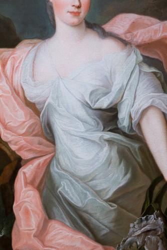 Antiquités - Portrait of Princess of Lorraine, Pierre Gobert and workshop, circa 1730