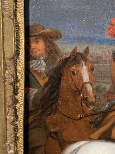 Louis XIV in front of Kortrijk,  Van der Meulen studio circa 1667 - Louis XIV