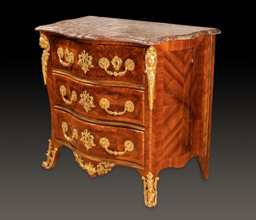 A Regence ormolu-mounted kingwood commode, stamped A. Criaerd - Furniture Style French Regence