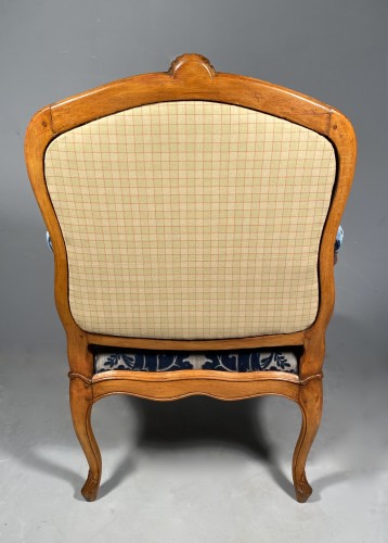 Antiquités - Paire de fauteuils à châssis par Jean Gourdin, Paris vers 1750