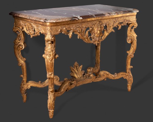 Louis XIV - Console table with fauns, Paris Louis XIV period