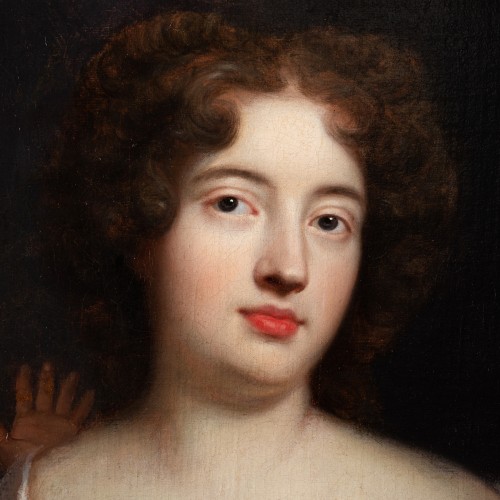 Mme de la Vallière en Vénus au miroir, attribué à Pierre Mignard vers 1666 - Tableaux et dessins Style 