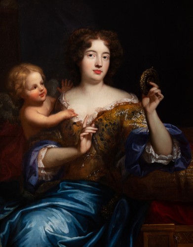 Mme de la Vallière en Vénus au miroir, attribué à Pierre Mignard vers 1666 - Franck Baptiste Paris