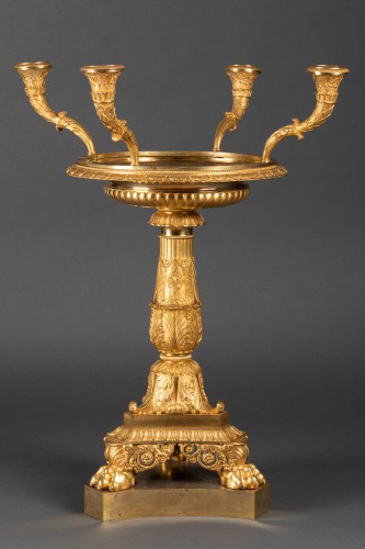 A set of five bronze bowls of a centerpiece by Thomire in Paris, circa 1820 - 