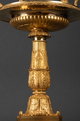 A set of five bronze bowls of a centerpiece by Thomire in Paris, circa 1820 - Empire