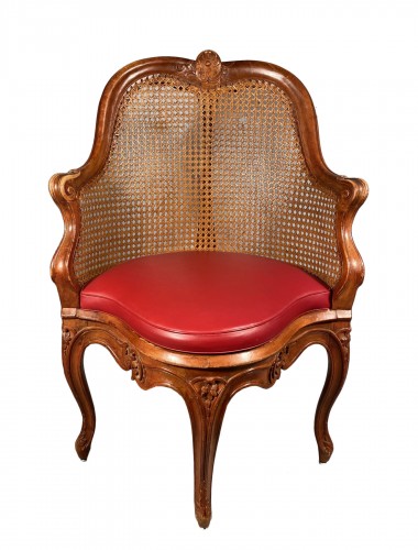 Fine 18th Armchair by Jean Boucault, Paris Louis XV